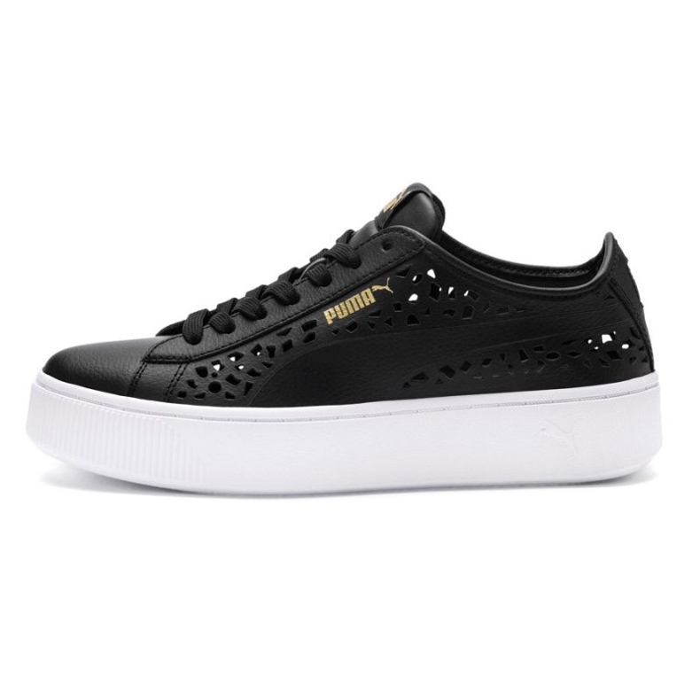 Puma Vikky Stacked Laser Cut 369378 01 le noir