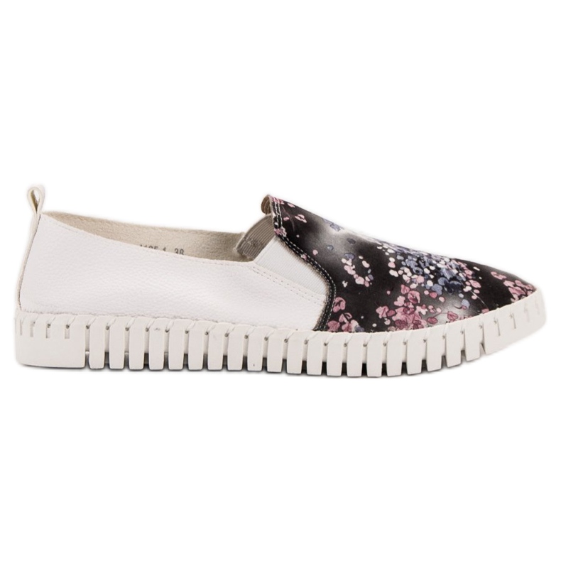 Vices Slipons Avec Motif blanche multicolore