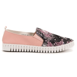 Vices Slipons Avec Motif multicolore rose