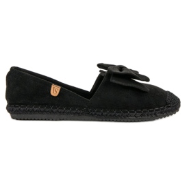 Espadrilles Avec Nœud VICES le noir