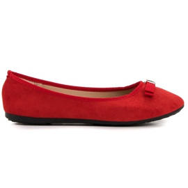 GUAPISSIMA Ballerines À Paillettes rouge