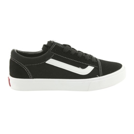 Sneakers à égalité de l'Atletico 18081 noir / blanc le noir