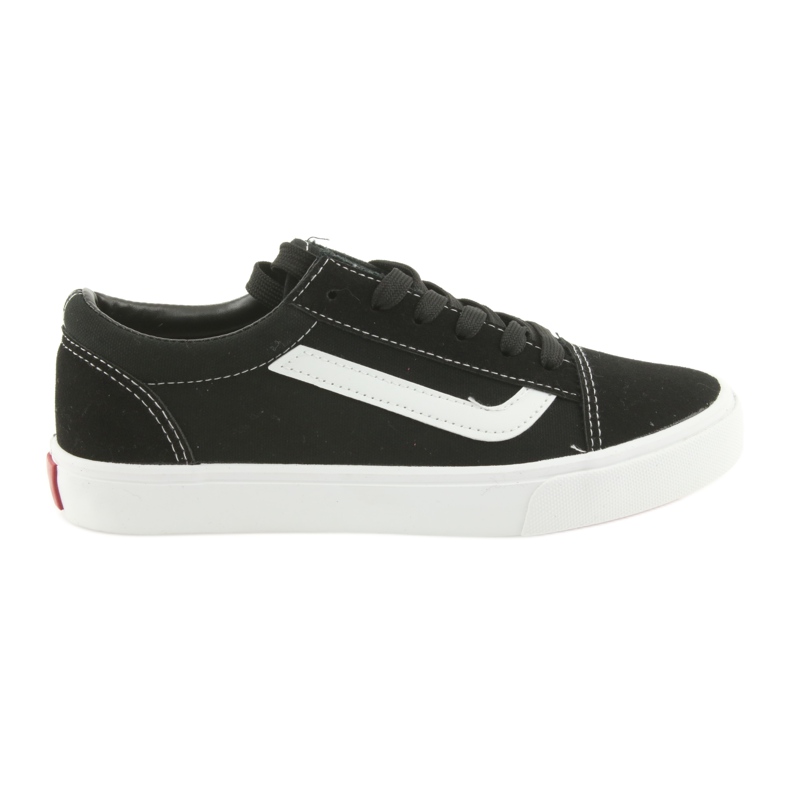 Sneakers à égalité de l'Atletico 18081 noir / blanc le noir