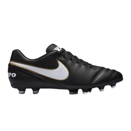 Chaussures de football Nike Tiempo Rio Iii Fg M 819233-010 noir noir