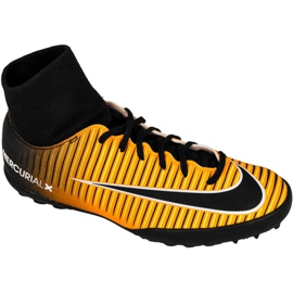 Nike MercurialX Victory Vi Df Tf Jr 903604-801 chaussures de football multicolore noir