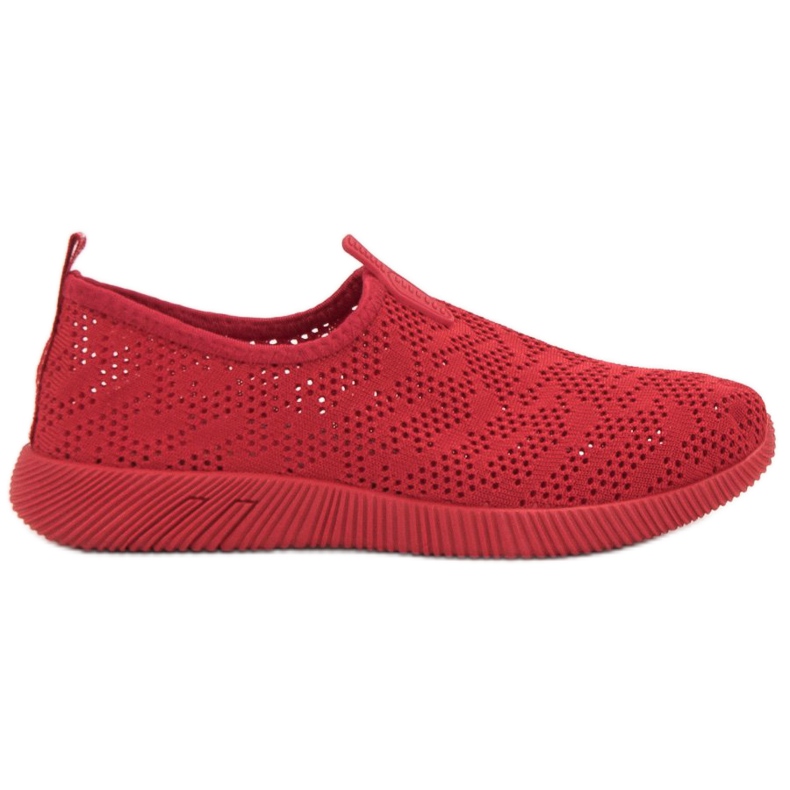 SHELOVET Chaussures textiles à enfiler rouge
