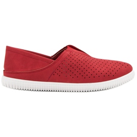 Super Mode Baskets à enfiler confortables rouge