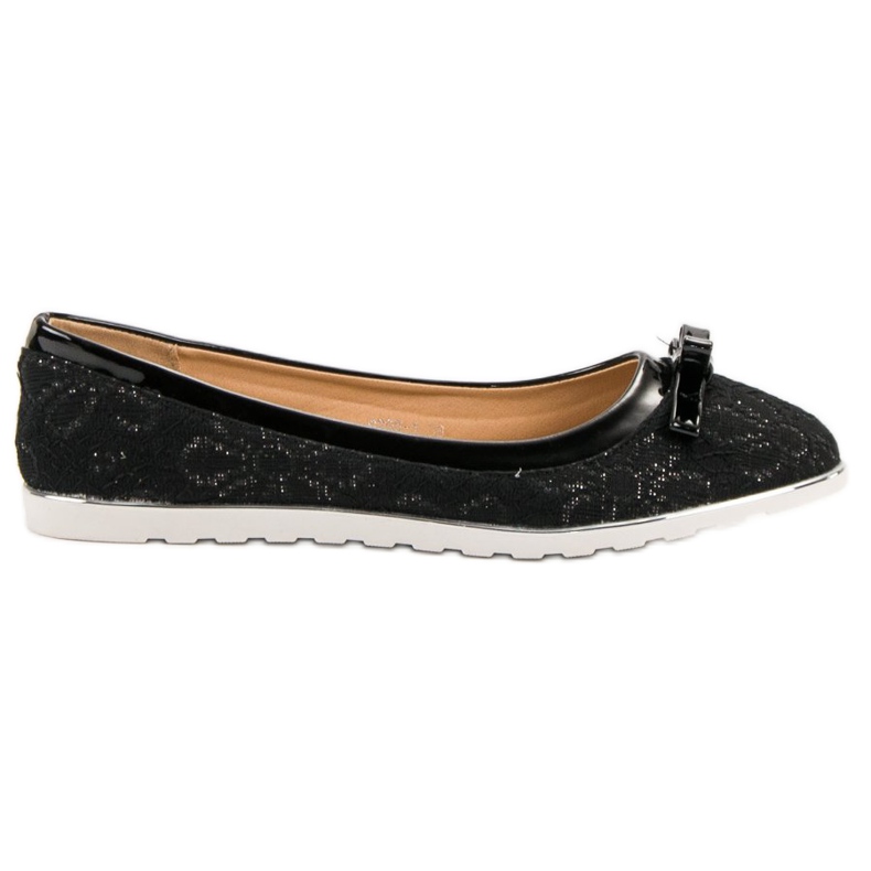SHELOVET Ballerine Avec Dentelle le noir SHELOVET Ballerine Avec Dentelle le noir