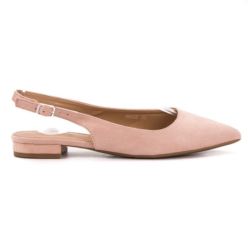 SHELOVET Ballerines en daim à la mode rose