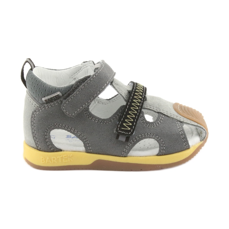 Sandales garçons navets Bartek 81772 gris jaune