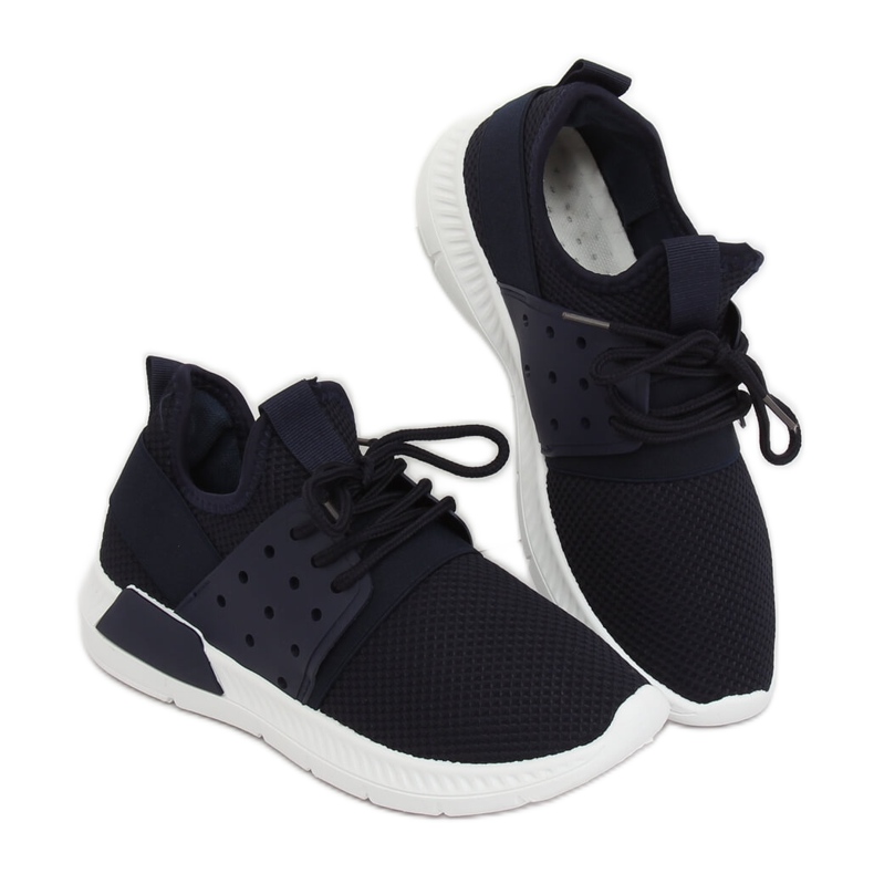 Chaussures de sport bleu marine 7781-Y Bleu