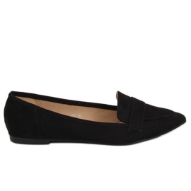 Noir 302 Ballerines pointues noires le noir