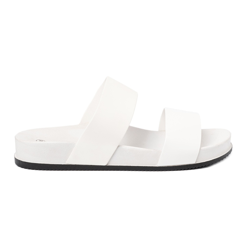 SHELOVET Pantoufles Blanches Confortables