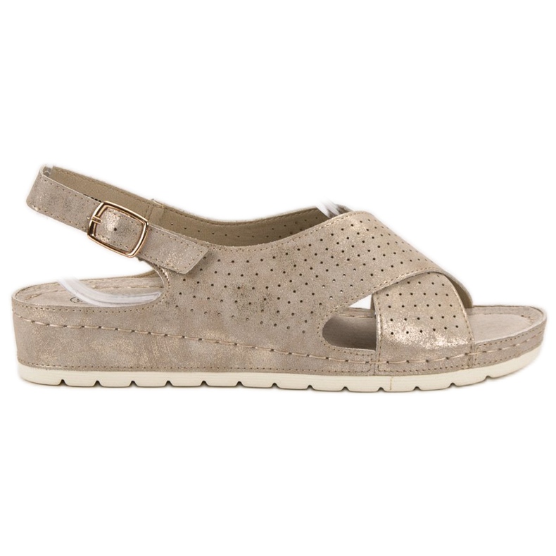 Goodin Sandales sur la plate-forme d'or Goodin Sandales sur la plate-forme d'or