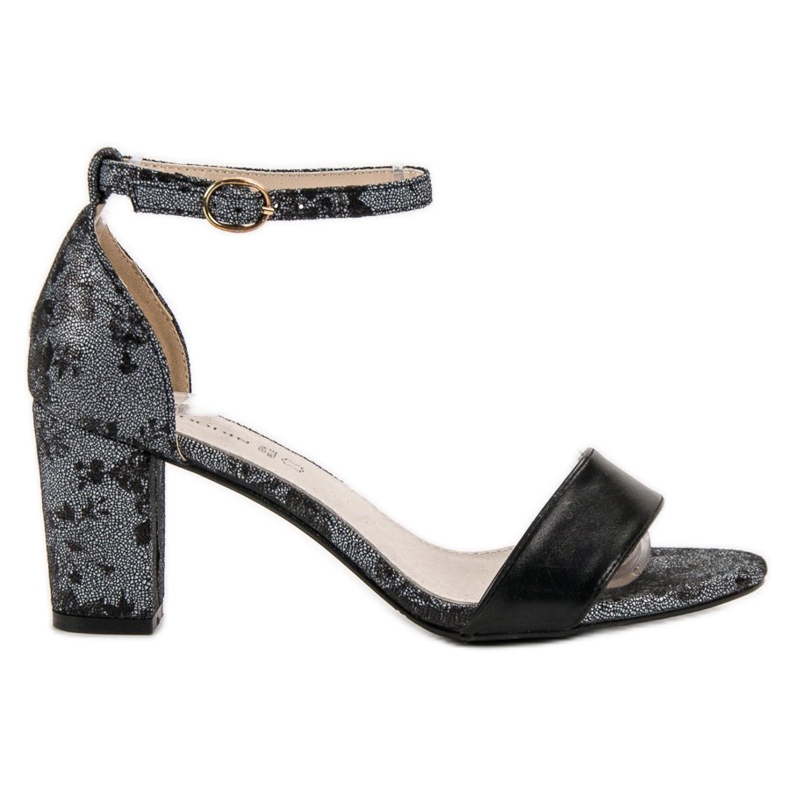 Goodin Sandales élégantes à talons hauts gris