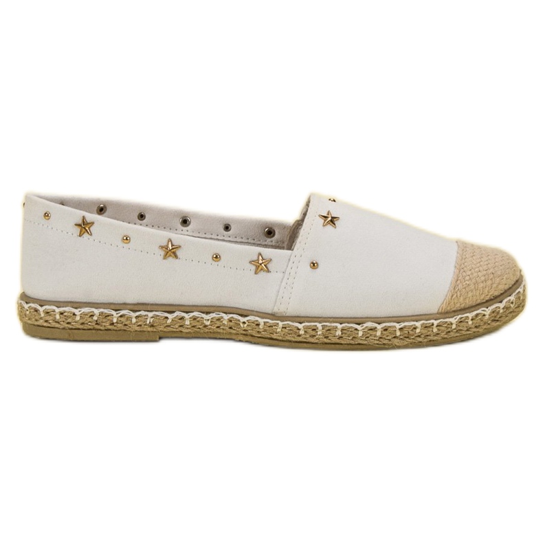 SHELOVET Espadrilles À Jets blanche