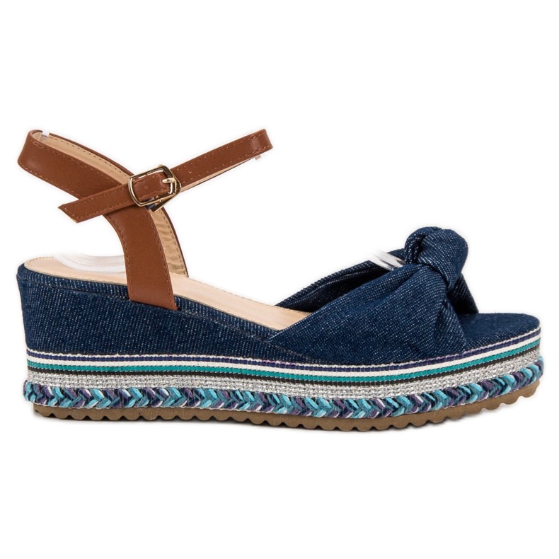 Groto Gogo Sandales en jean bleu