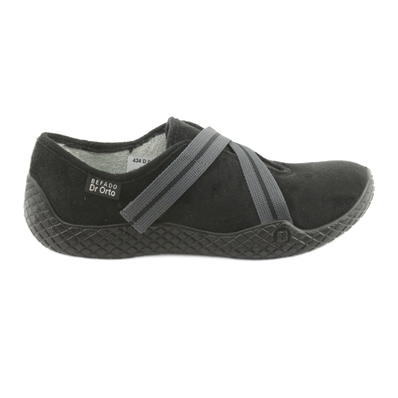 Dr.ORTO Befado Pantoufles pour femmes pu 434D014 noir le noir