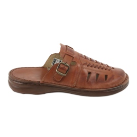Chaussons Naszbut pour hommes 044 marron brun Chaussons Naszbut pour hommes 044 marron brun