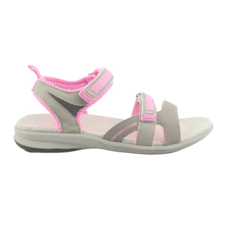 Sandales fille American Club HL12 gris rose