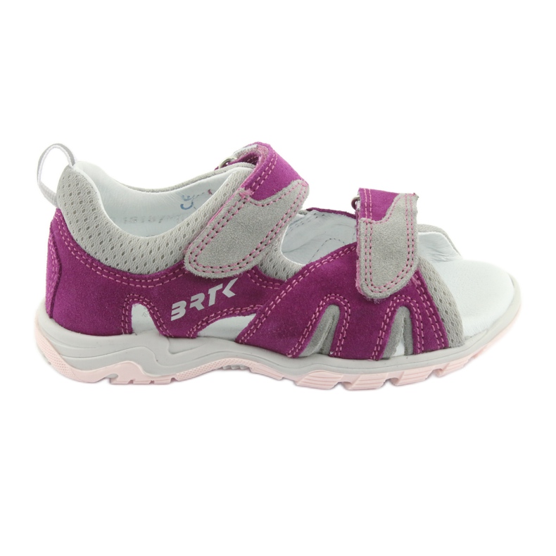 Sandales Velcro Bartek 16187 rose/gris