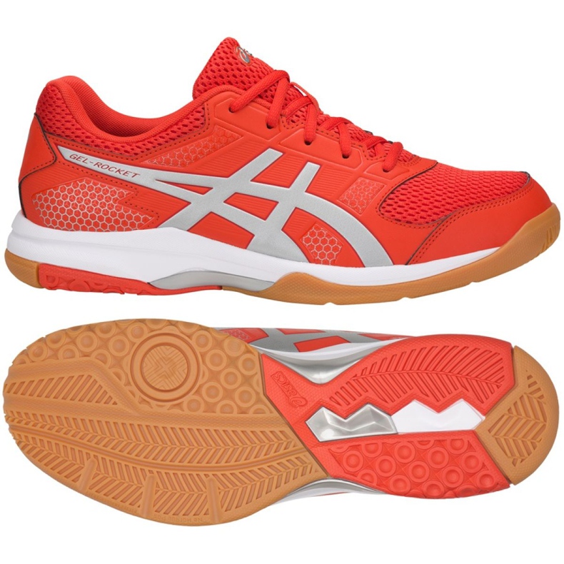 Asics Gel Rocket 8 M B706Y-0693 chaussures de volley-ball multicolore rose