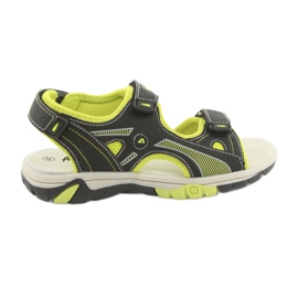 American Club RL22 sandales noires pour garçons vert
