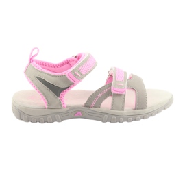 American Club American Sandals Sports Sports HL14 Gray / Pink gris gris