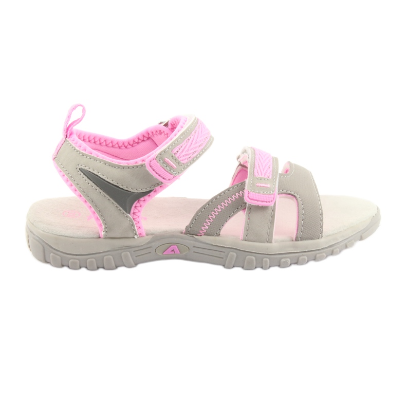American Club American Sandals Sports Sports HL14 Gray / Pink gris gris