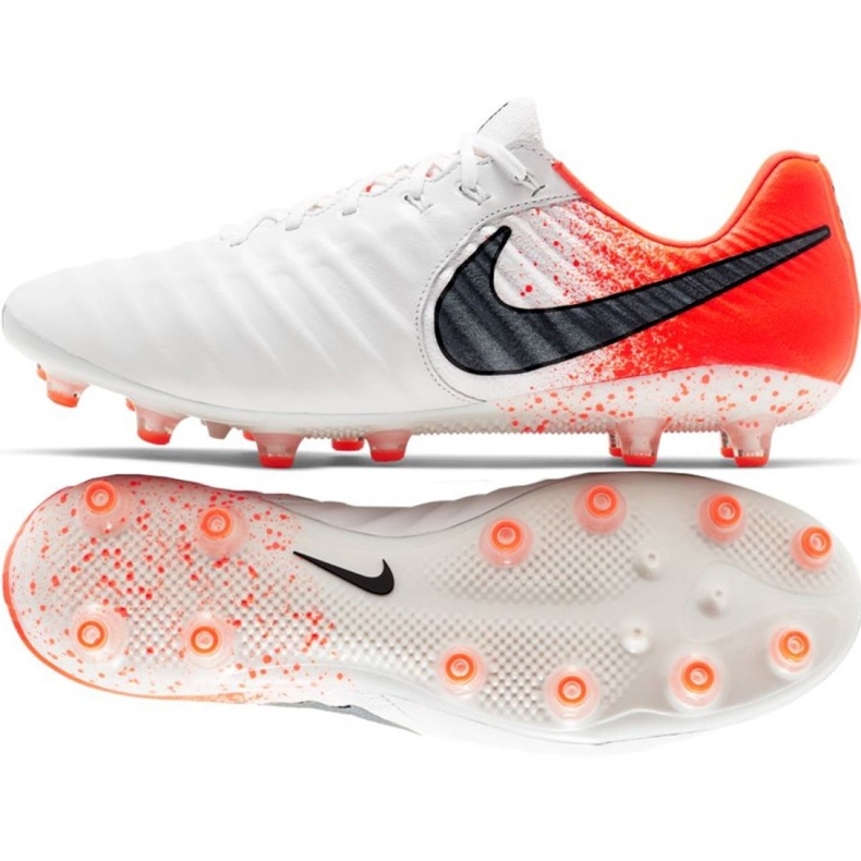 Chaussure de football Nike Tiempo Legend 7 Elite Ag Pro M AH7423-118 multicolore blanche