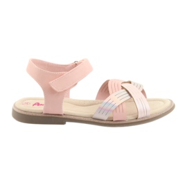 Sandales fille American Club GC23 métallisées rose Sandales fille American Club GC23 métallisées rose