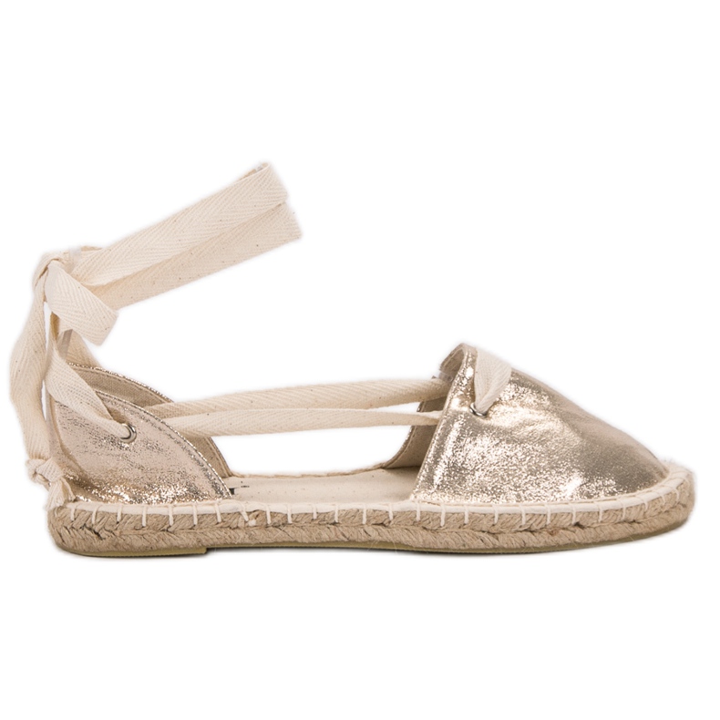 Cm Paris Espadrilles nouées jaune