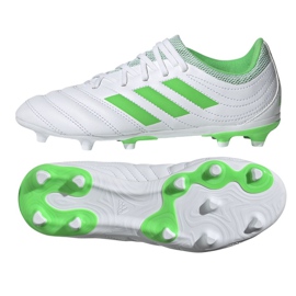 Chaussures de football Adidas Copa 19.3 Fg Jr D98081 multicolore blanc