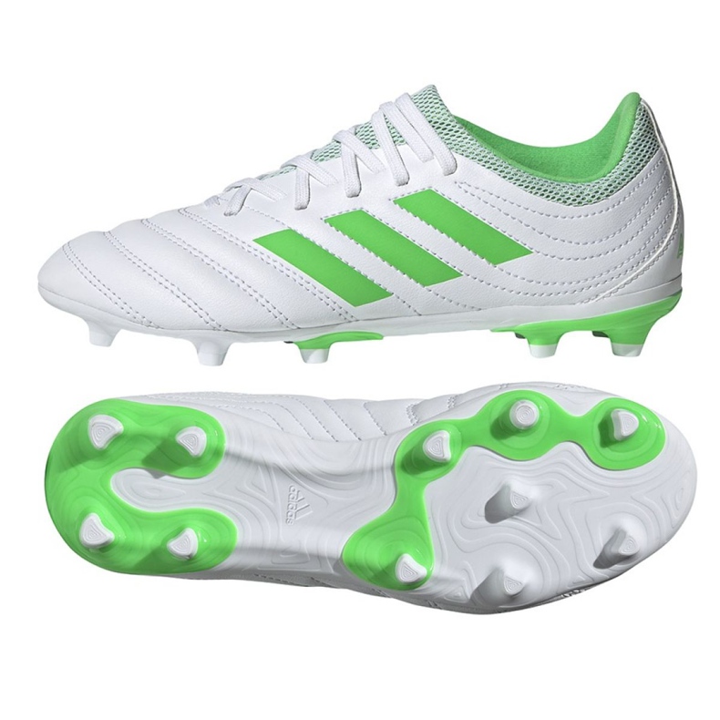 Chaussures de football Adidas Copa 19.3 Fg Jr D98081 multicolore blanche Chaussures de football Adidas Copa 19.3 Fg Jr D98081 multicolore blanche