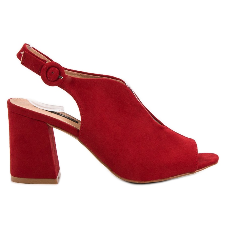 Milaya Sandales fermées élégantes rouge