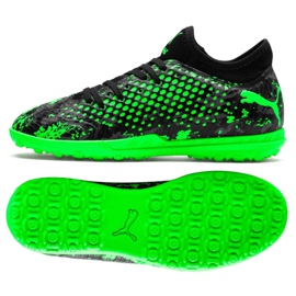 Puma Future 19.4 Tt Jr 105558 03 chaussures de foot multicolore vert