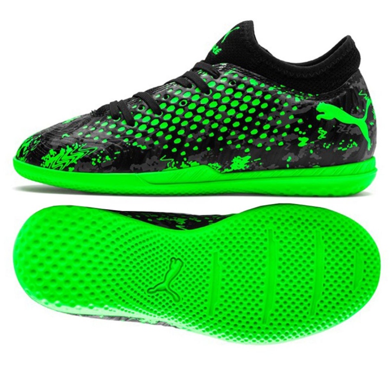 Chaussures d'intérieur Puma Future 19.4 It Jr 105559 03 multicolore vert