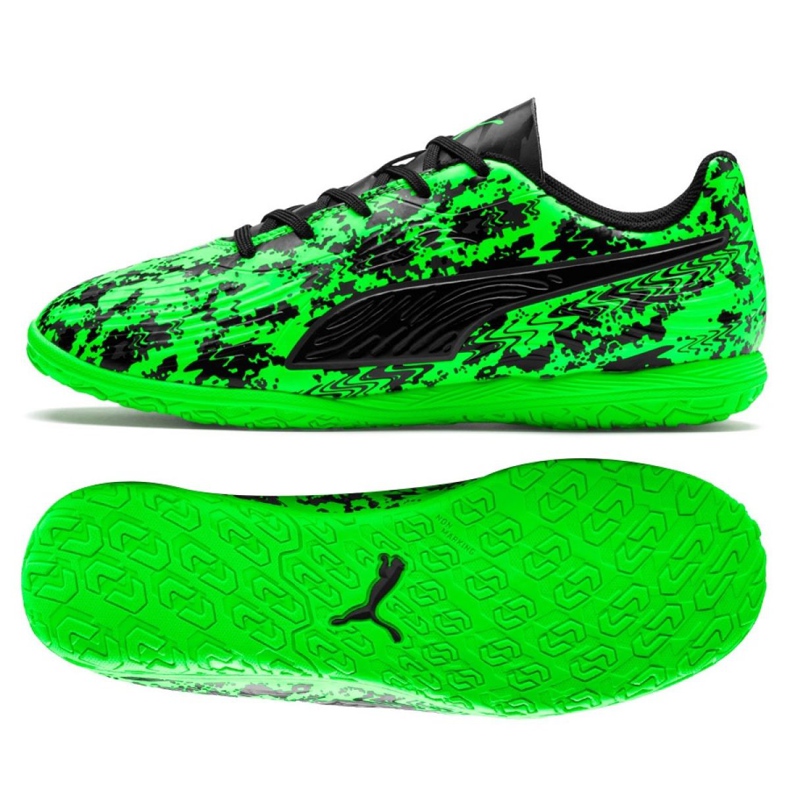 Chaussures d'intérieur Puma One 19.4 It Jr 105504 04 multicolore vert