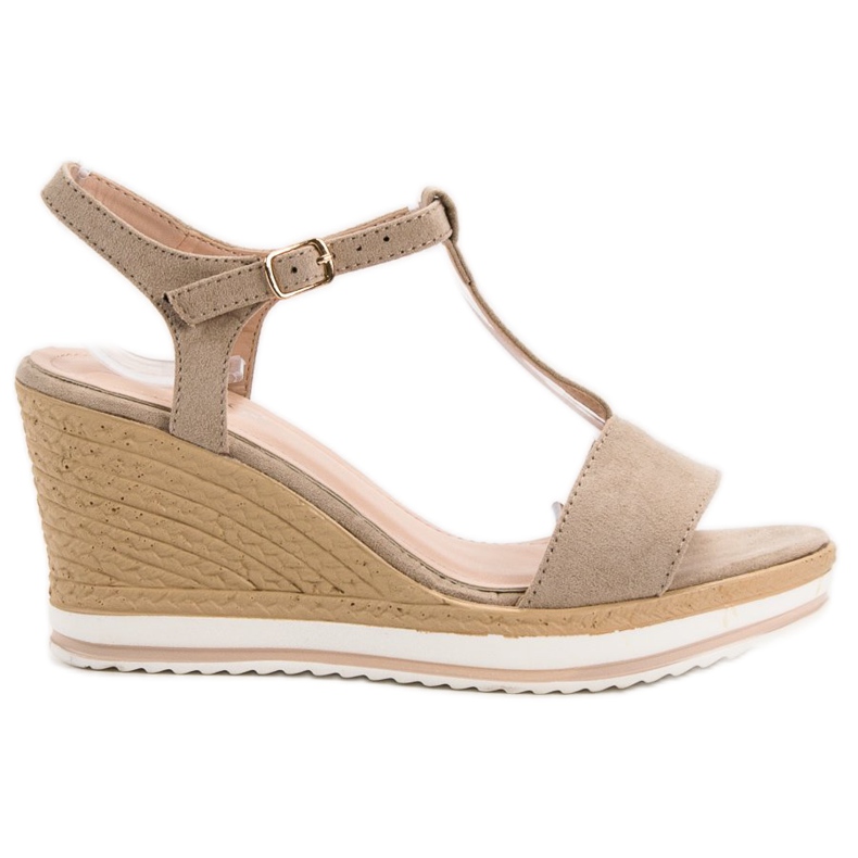 Anesia Paris Sandales beige clair