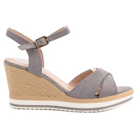 Anesia Paris Sandales grises à la mode