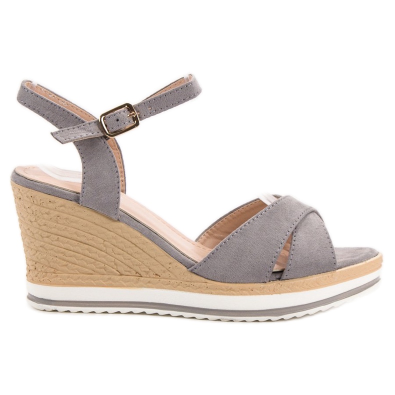 Anesia Paris Sandales grises à la mode Anesia Paris Sandales grises à la mode