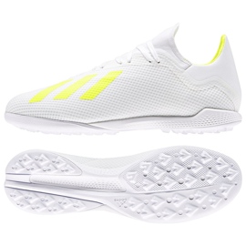 Chaussures de foot Adidas X 18.3 Tf M BB9400 multicolore blanc