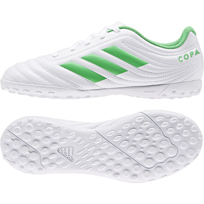 Chaussures de foot Adidas Copa 19.4 Tf Jr D98101 multicolore blanche