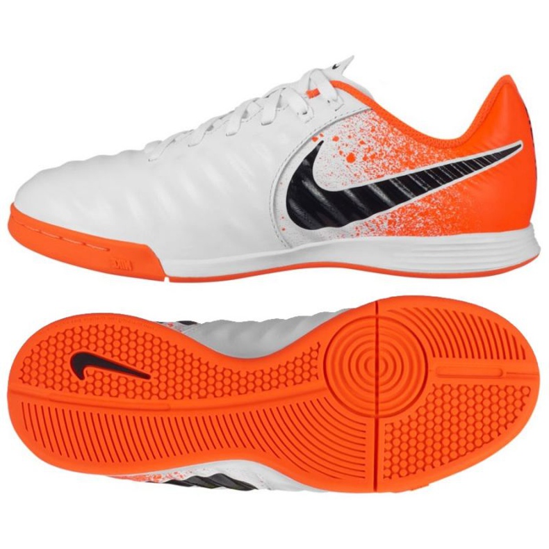 Chaussures d'intérieur Nike LegendX 7 Academy Ic Jr AH7257-118 multicolore blanche