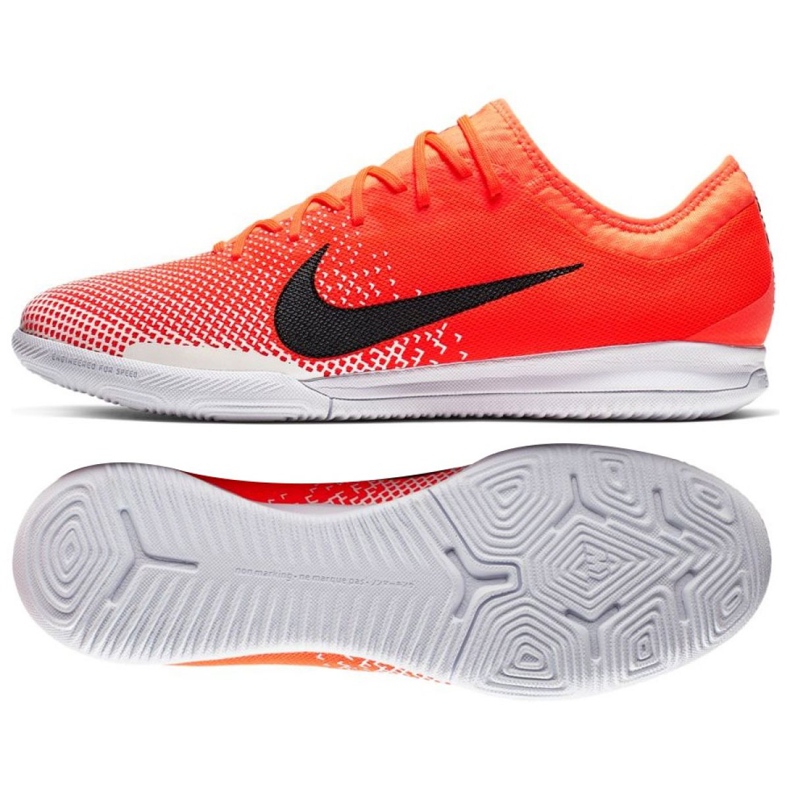 Chaussures d'intérieur Nike Mercurial Vapor 12 Pro Ic M AH7387-801 multicolore rouge