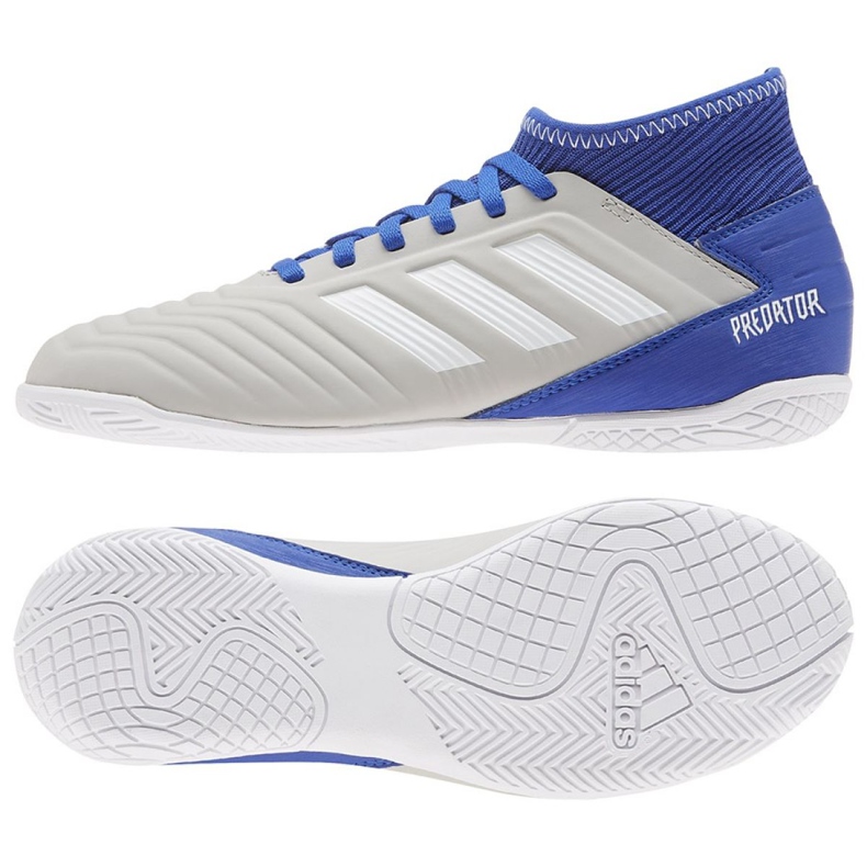 Chaussures indoor adidas Predator 19.3 In Jr CM8545 multicolore gris