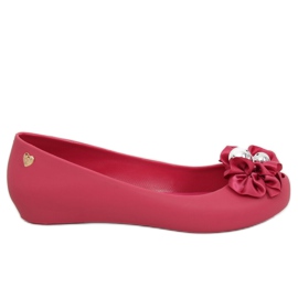 Ballerines Meliski à nœud fuchsia CK-86P Fuchsia rose