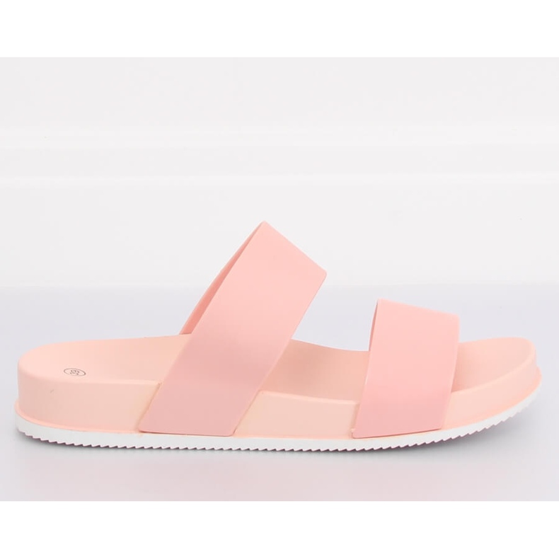 Rose CK66P Chaussons roses avec bandes en caoutchouc Rose CK66P Chaussons roses avec bandes en caoutchouc