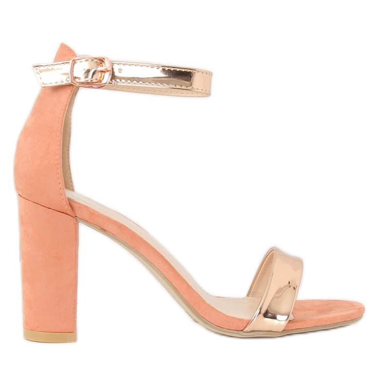 Rose GF-WL-35 Sandales roses sur le poteau