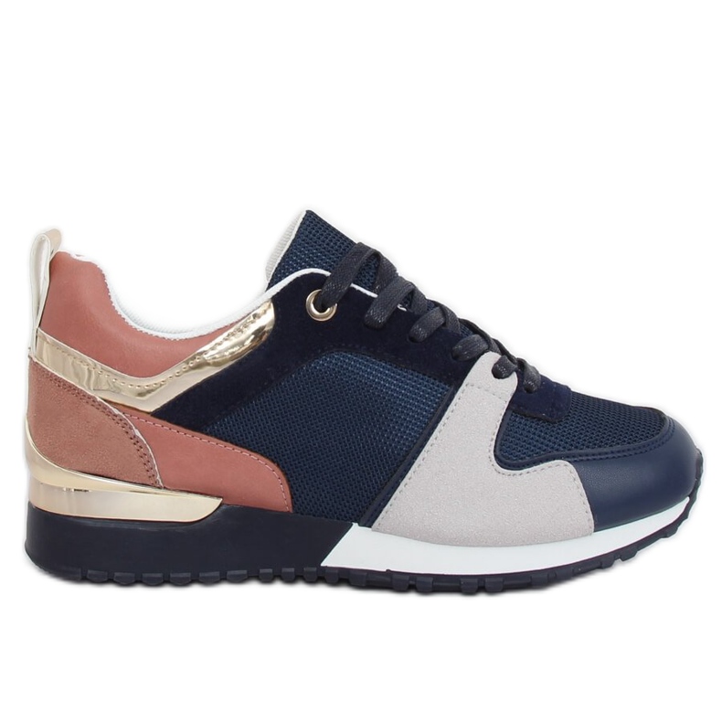 Bleu B-01 Chaussures de sport bleues multicolore bleu marine